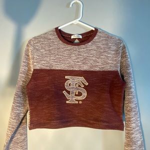 Womens Cropped FSU long sleeve